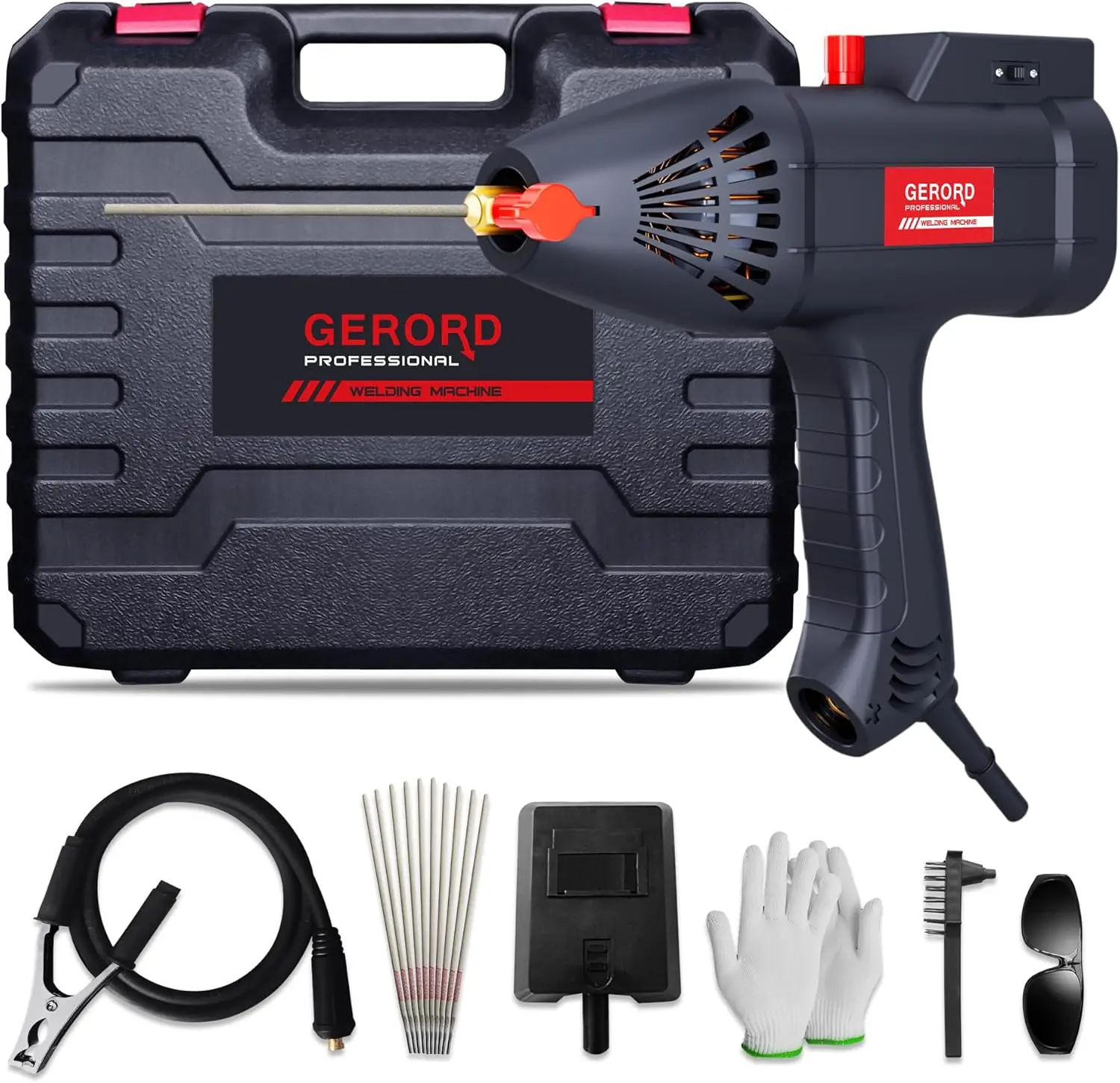 

Handheld Welder 3.3lb, 110V Portable ARC Welding Machine with Digital IGBT Inverter & Tool Set