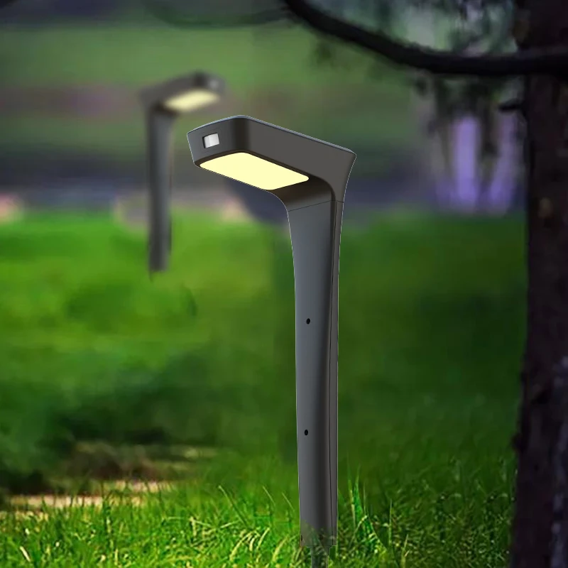 Luces solares para jardín, luz LED impermeable para exteriores, decoración de camino, paisaje, bolardo, césped, patio, pasarela 2200mAh