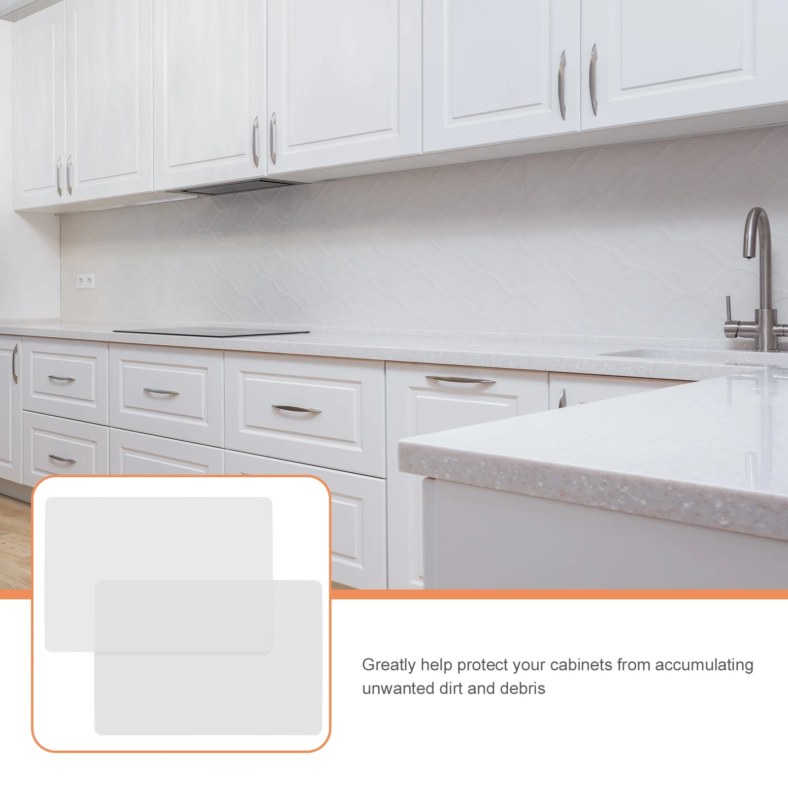 

6 Pcs Waterproof and Oil-proof Table Mat Kitchen Drawer Liners Cabinets Shelf for Cupboards Shelves Refrigerator Pvc Fridge