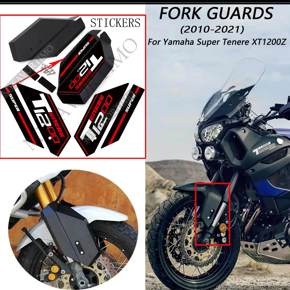 2010 - 2021 Motorcycle Accessories FOR Yamaha Super Tenere XT1200Z / ES XTZ 1200 XT Front Fork Guards Protection ADVENTURE