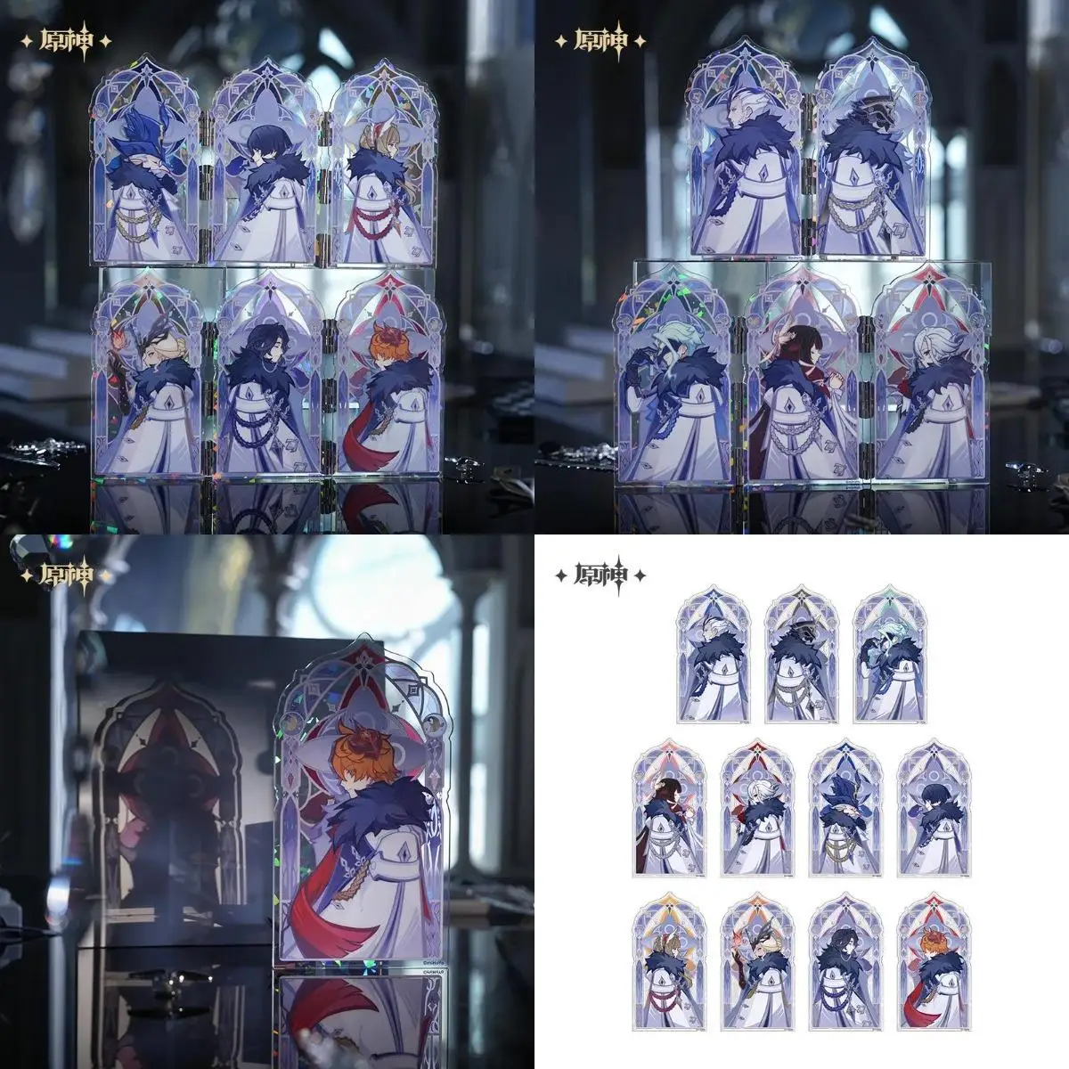 

[Official Merchandise] in Stock Genshin Impact Frost and Flame Series Fatui Harbingers Acrylic Stand Blind Box