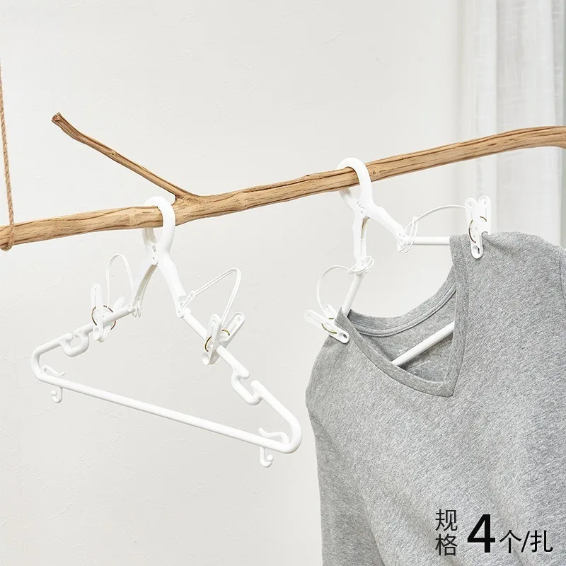 

Windproof Anti Drop Clothes Hanger With Clips Thick Plastic Outdoor High Rise Balcony Laundry Drying Rack For Daily Garment Use