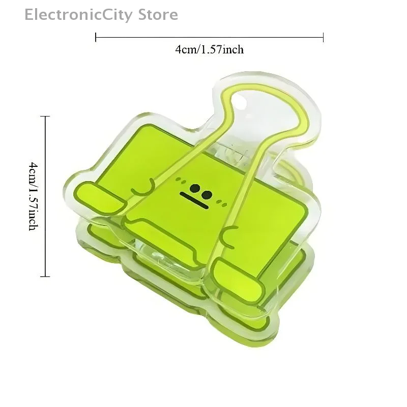 5/10PCS Set di supporti per appunti con clip a molla in acrilico per documenti di prova Documenti per l'organizzazione dell'ufficio scolastico Decorazione da scrivania di cancelleria