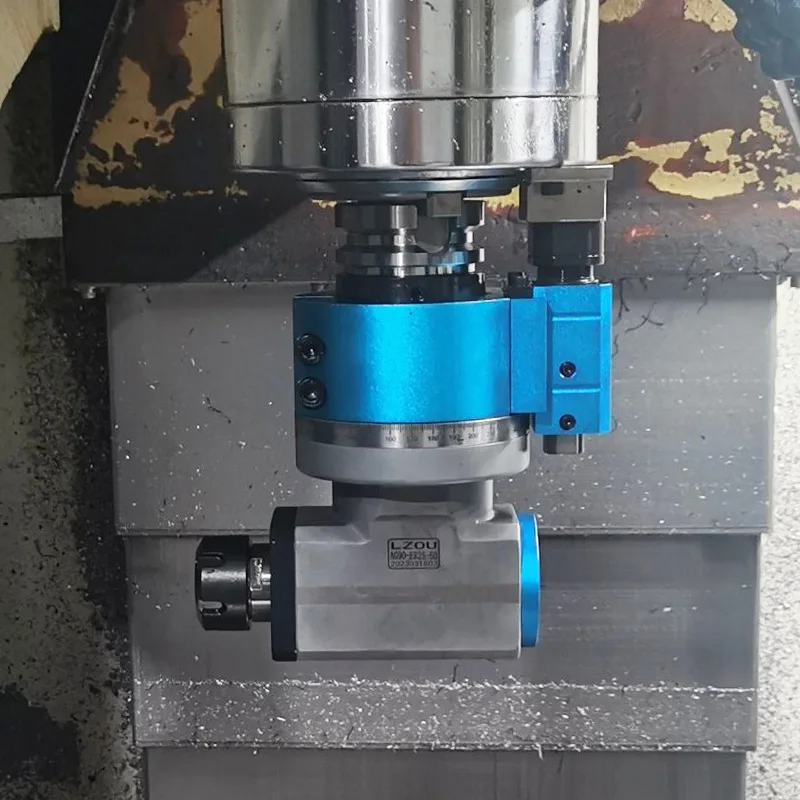 

Cheaper Cnc Angle Head BT40 ER20/25/32/40 For CNC Drilling Tapping Milling Machine Horizontal Milling Head