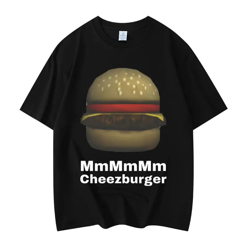 

MmMmMm Cheezburger Funny Meme T Shirt Men Women Casual Fashion Short Sleeve T-shirts Summer High Quality Cotton Loose T-shirt