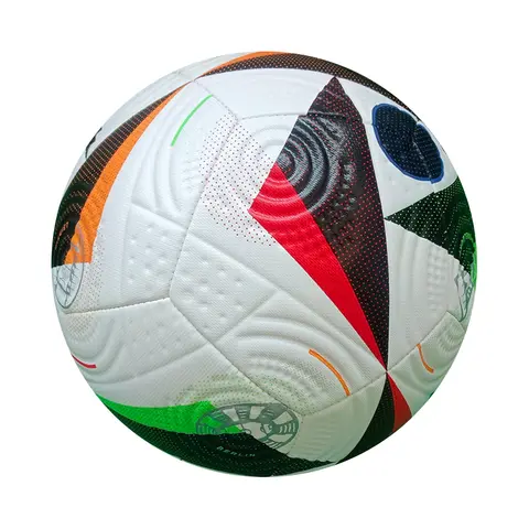 Professional Size 5 Soccer Balls Official Match PU Leather Material Black Grass Kick Footballs Sport Balones De Futbol