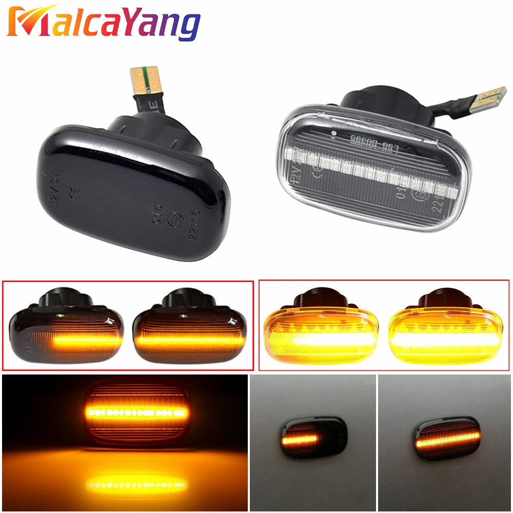 Pair Dynamic Led Side Marker Flowing Turn Signal Light Panel Lamp For Toyota Celica Caldina Corolla Hilux Avensis for Lexus GS