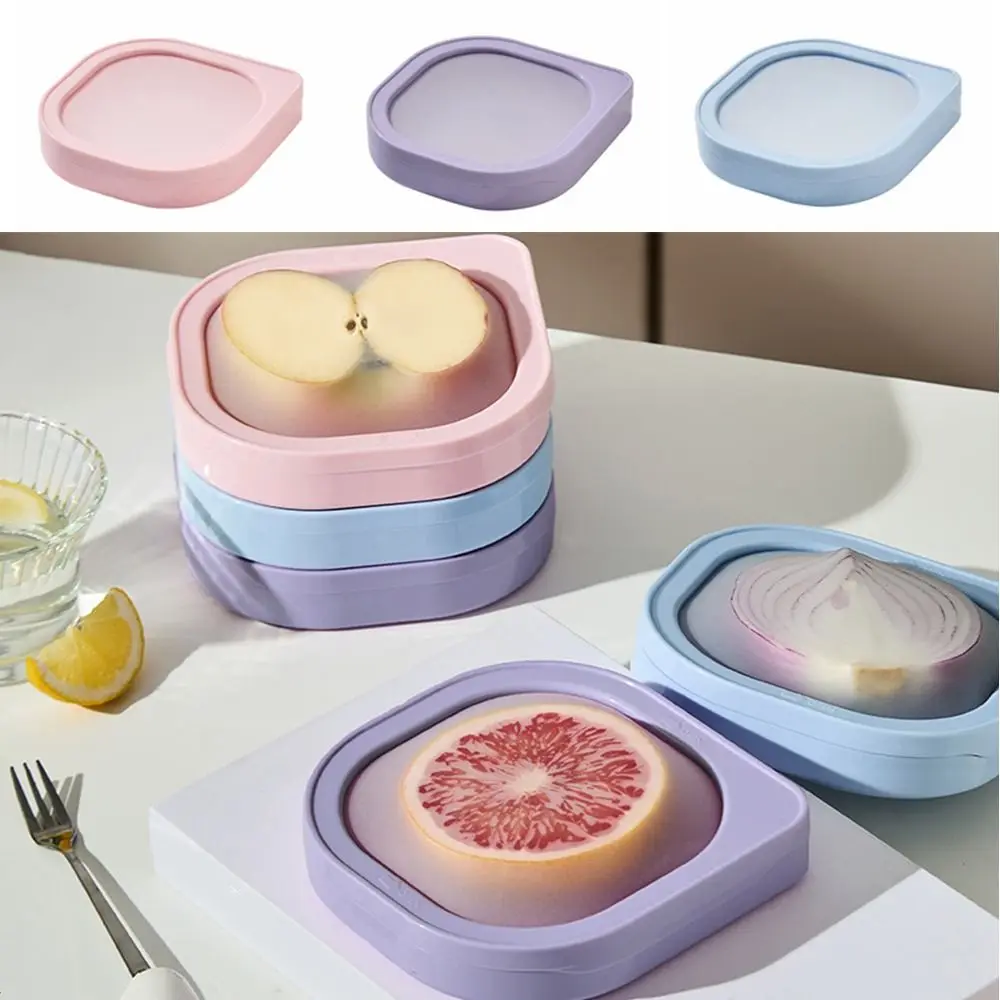 

Odor-Resistant Fruit Preservation Box Keep Fresh round Fresh-Keeping Box Half-Cut Fruit Storage With Lid