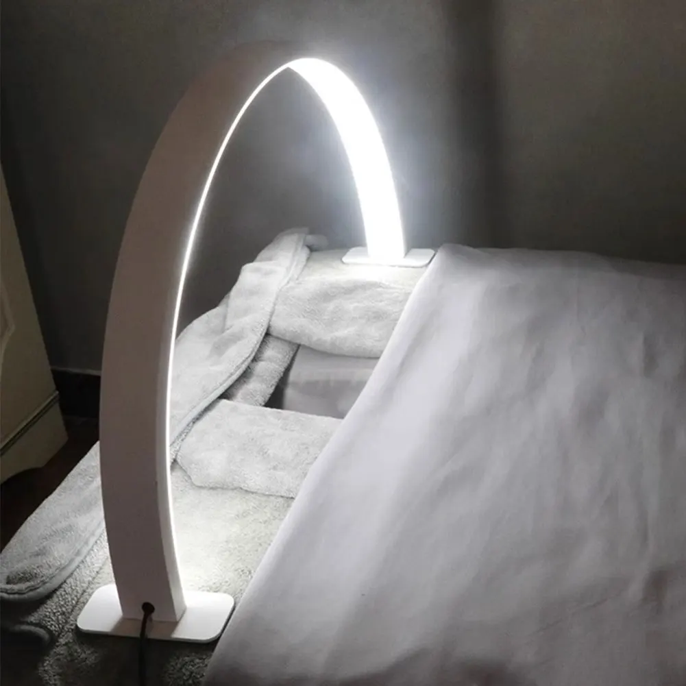 Créatif demi-lune lumière Portable en forme de U réglable LED décor lumière Salon de beauté lumière de remplissage polyvalent lampe de Protection des yeux