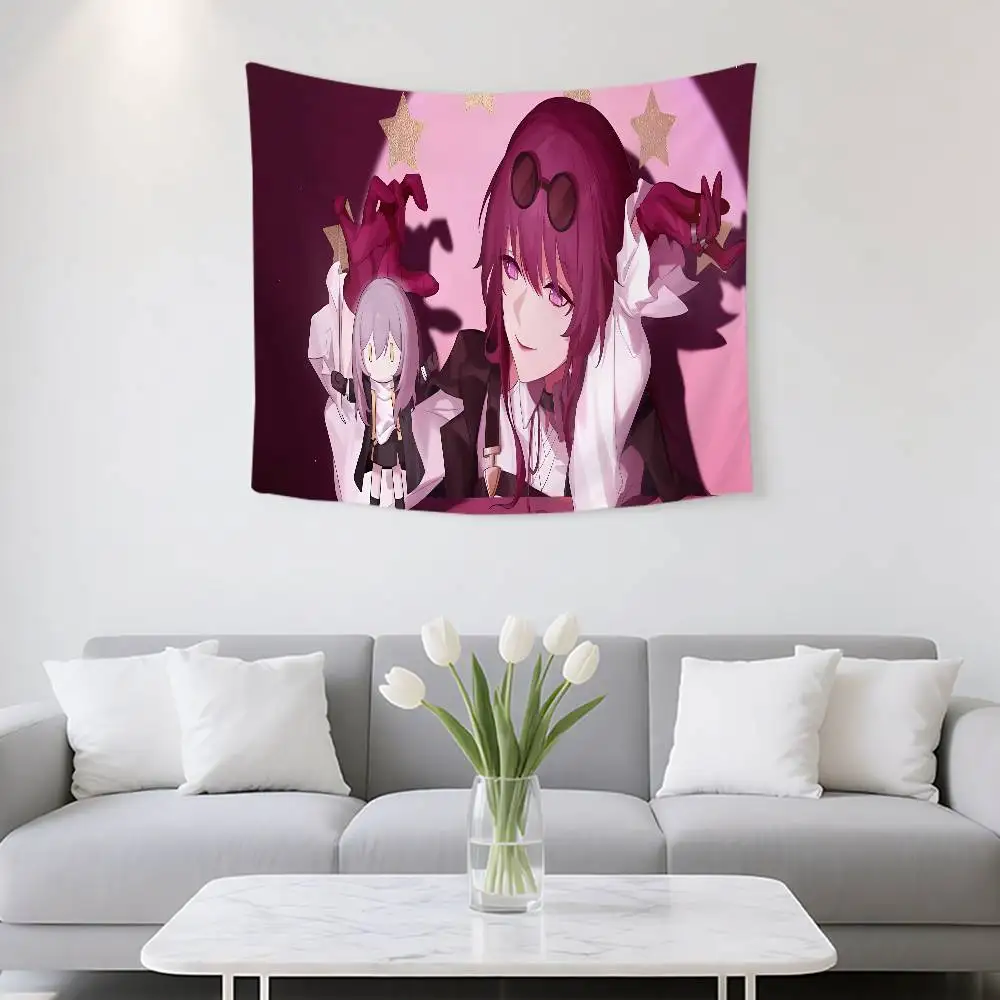 Kafkas-Honkais-Stars-Rail Tapestry Customizable Tapestrie Of Various Styles wall Hangings Celebrity Photo Printing wall Hangings
