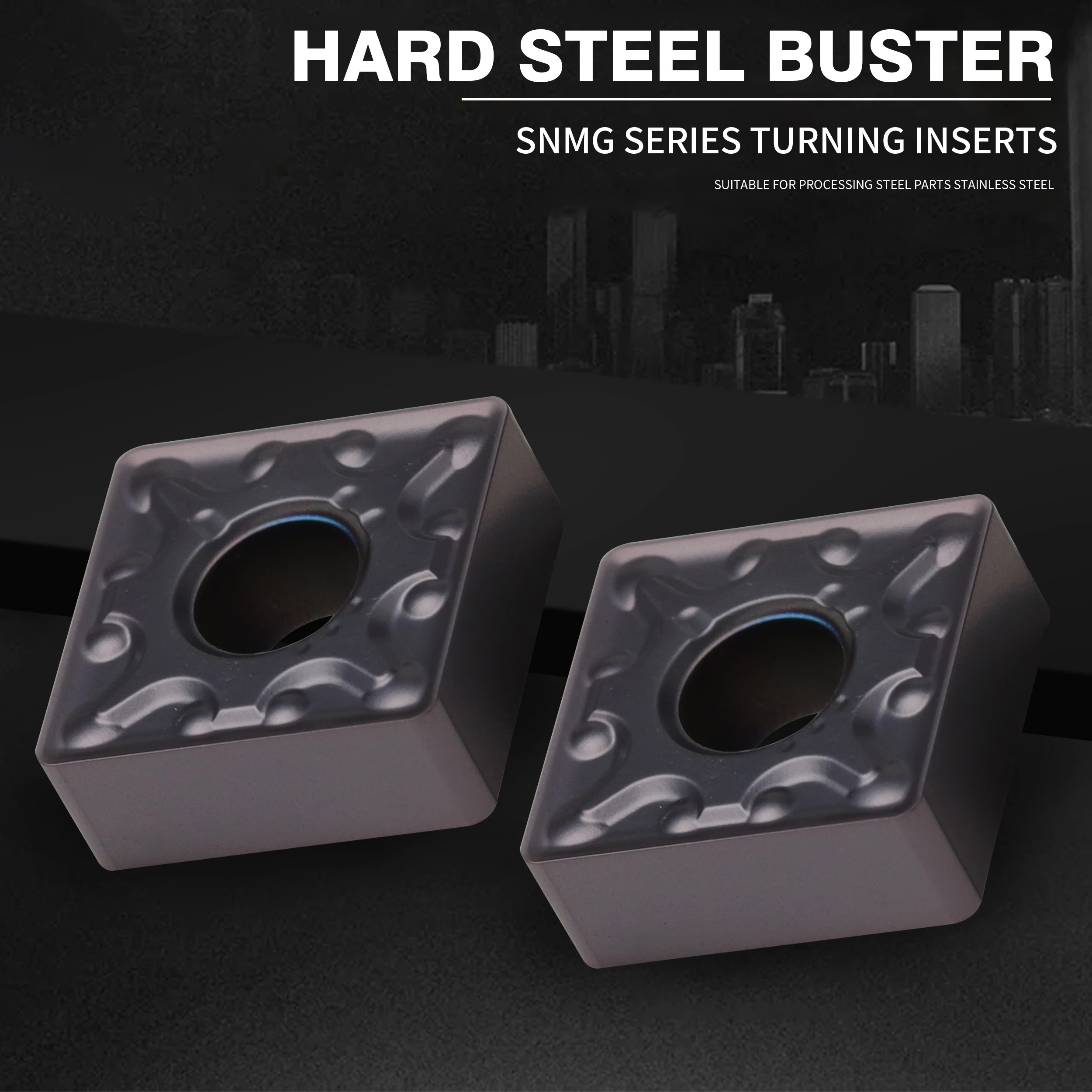 DESKAR SNMG120408-MA SNMG120412-MA LF6018 Cao Chất Lượng Thép Không Gỉ Planer CNC Blade Đối Với Thép Không Gỉ Gia Công