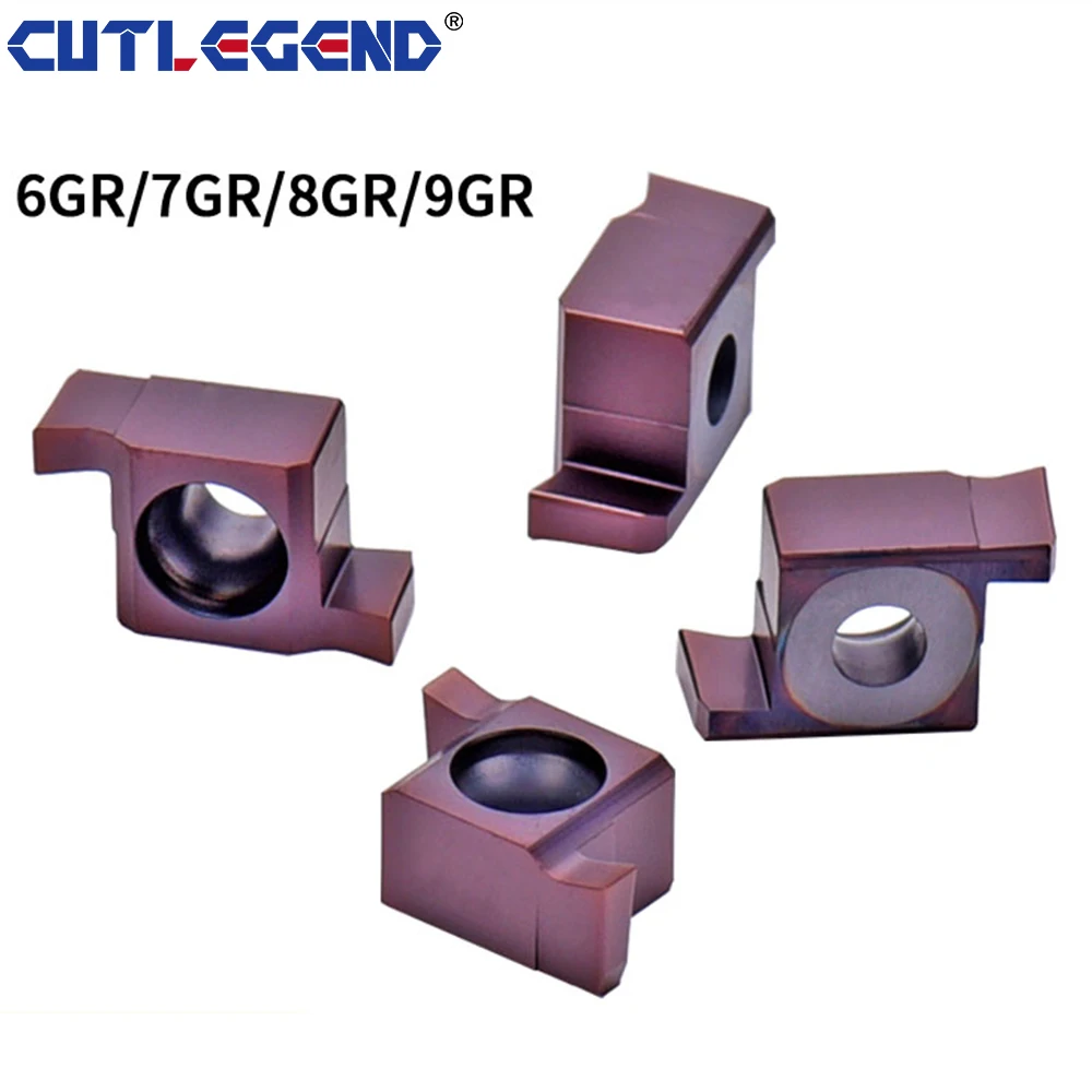 

10PCS 6GR 7GR 8GR 9GR 100 150 200 250 300 Carbide Turning Insert For Stainless Steel SNGR 06/07/08 Cutter Rod CNC Lathe Cutter