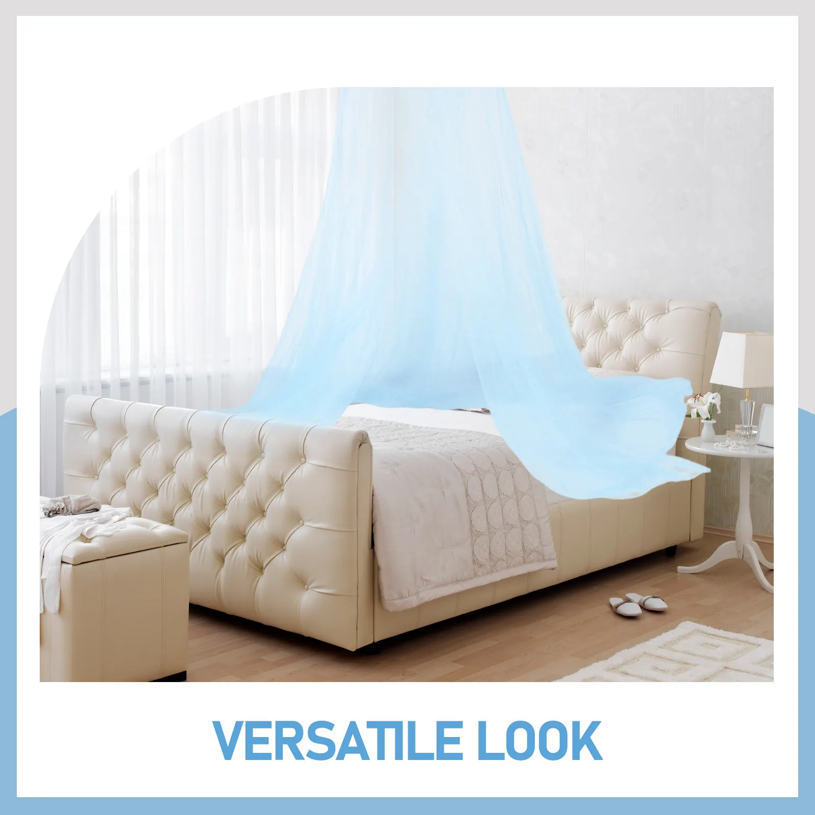 Princess Dome Lace Bed Canopy Hanging Mosquito Net Round Ceiling Curtain Girls Bedroom Crib Toddler Bed Decor Bedroom Canopy