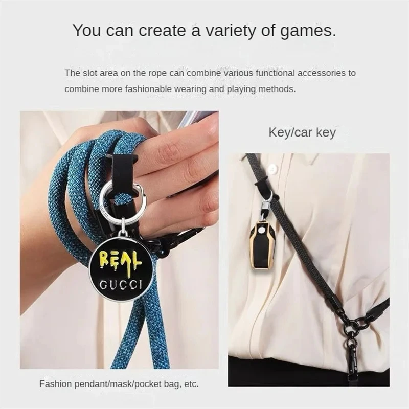 Bold Long Mobile Phone Lanyard, Universal Hanging Strap Gift