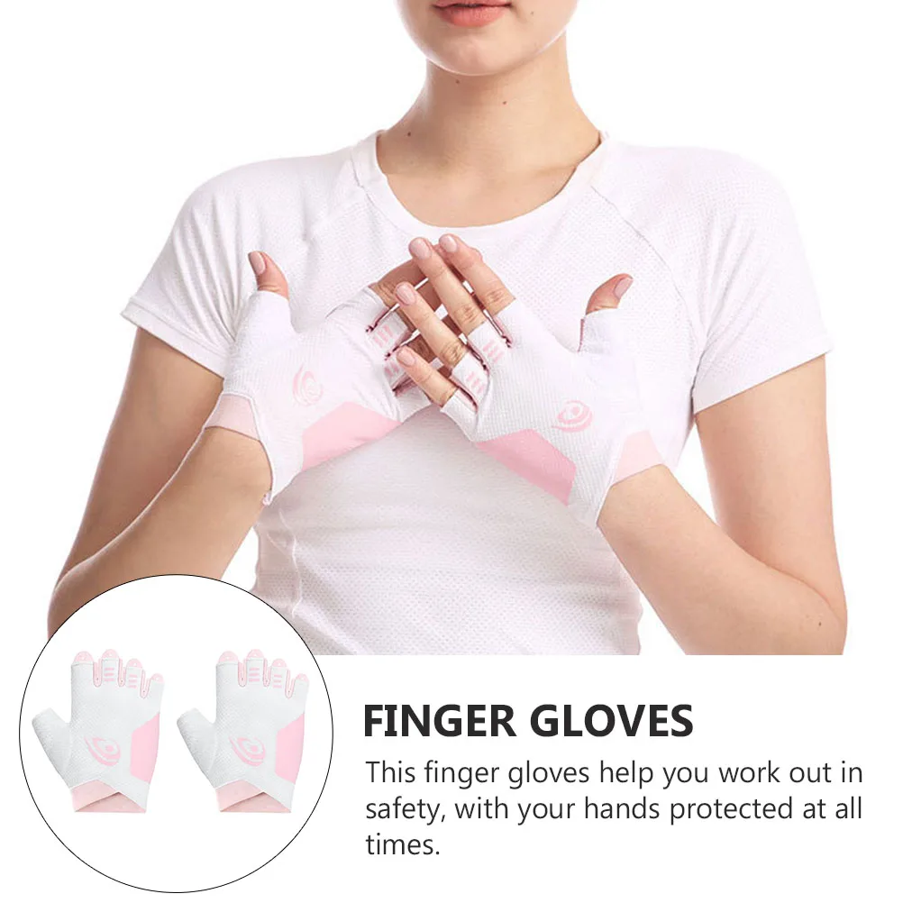 

Half finger Sports Mittens Breathable Gym Gloves for Yoga Cycling Mountaineering Outdoor Activities Polyester