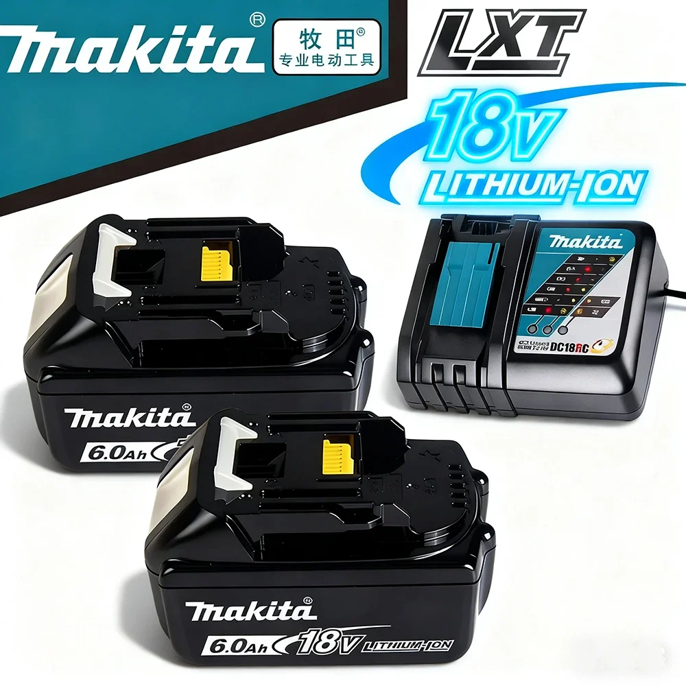 

Original Makita 18V 6.0Ah Lithium Battery, Replacement for BL1820B BL1815 BL1830B BL1840 Power Tools Battery