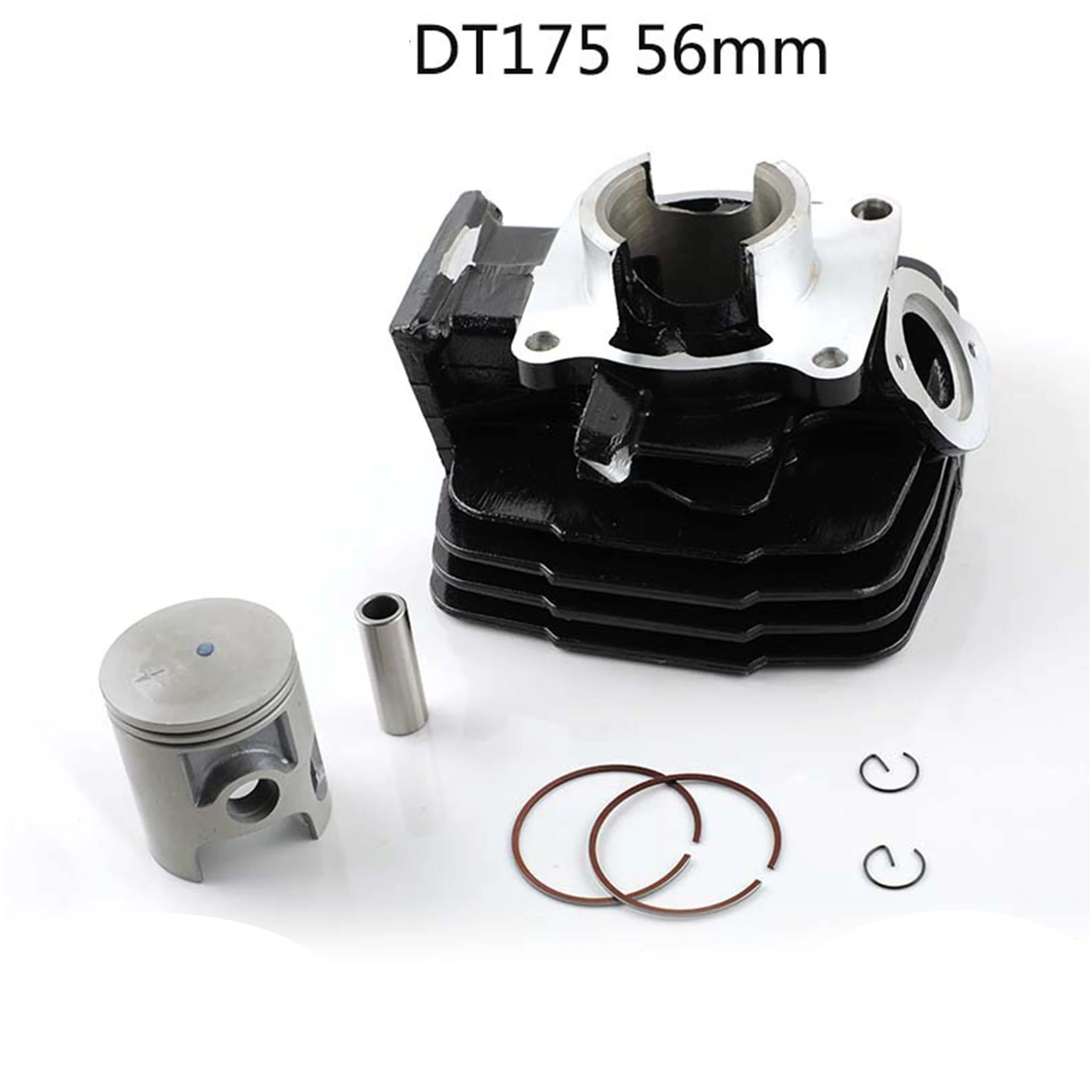 Kit de Juntas de Cilindro y Pistón de 56 mm para Motocicleta DT125 DT 125 1974-1981, Kit de Repuesto 2A6-11311-00-00