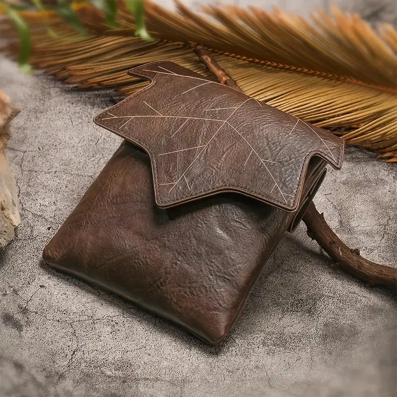 

Halloween Medieval Renaissance Men And Women Maple Leaf Waist Bag Viking Retro Pouch Coin Purse Carnival Party Cosplay Accessory