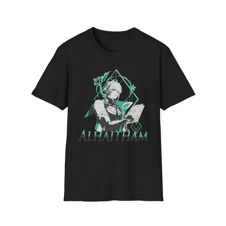 Alhaitham Aesthetic Genshin Impact Graphic Tee Shirt Aesthetic Unisex Softstyle T-Shirt