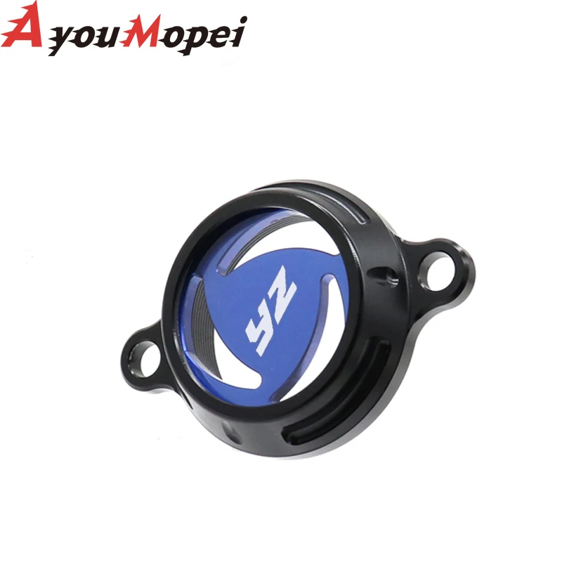 YZ450F Engine Oil Filter Cover Cap For YAMAHA  YZ250F YZ 250 450 F/FX Motorcycle Accessories Clearness CNC