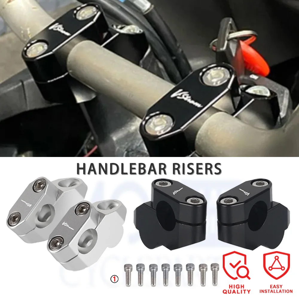

2019 VSTROM 22mm 7/8" For Suzuki V-Strom 250 V-STROM 650 DL650 V-Strom 1000 DL1000 Handle Bar Mount Risers Offset Extend Raised