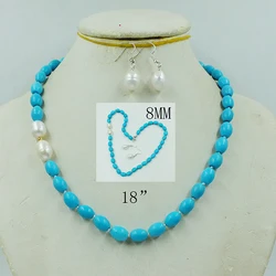 Exquisite, natural pearls, semi-precious stones. Shells. Ladies necklace