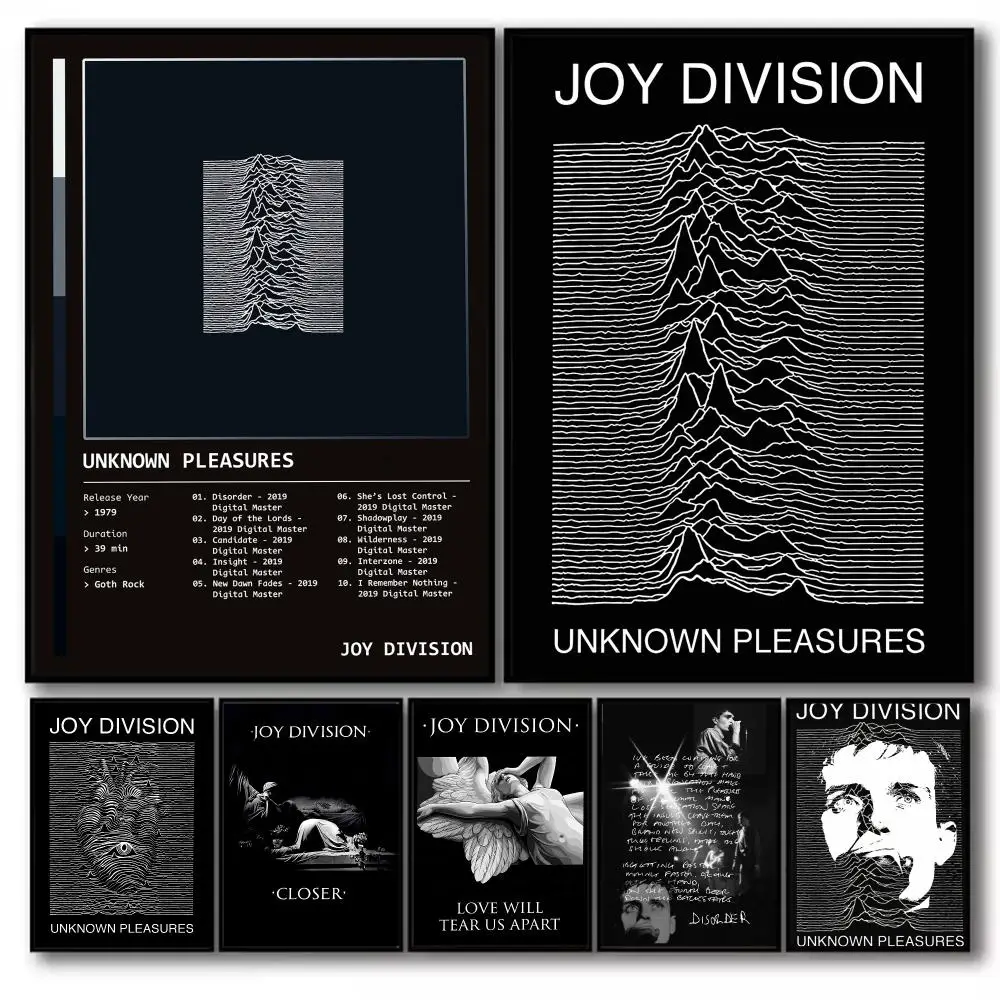 Band J-Joy Division Poster PP Wall Decor Posters Celebrity Music Art Prints Bedroom Office Gift