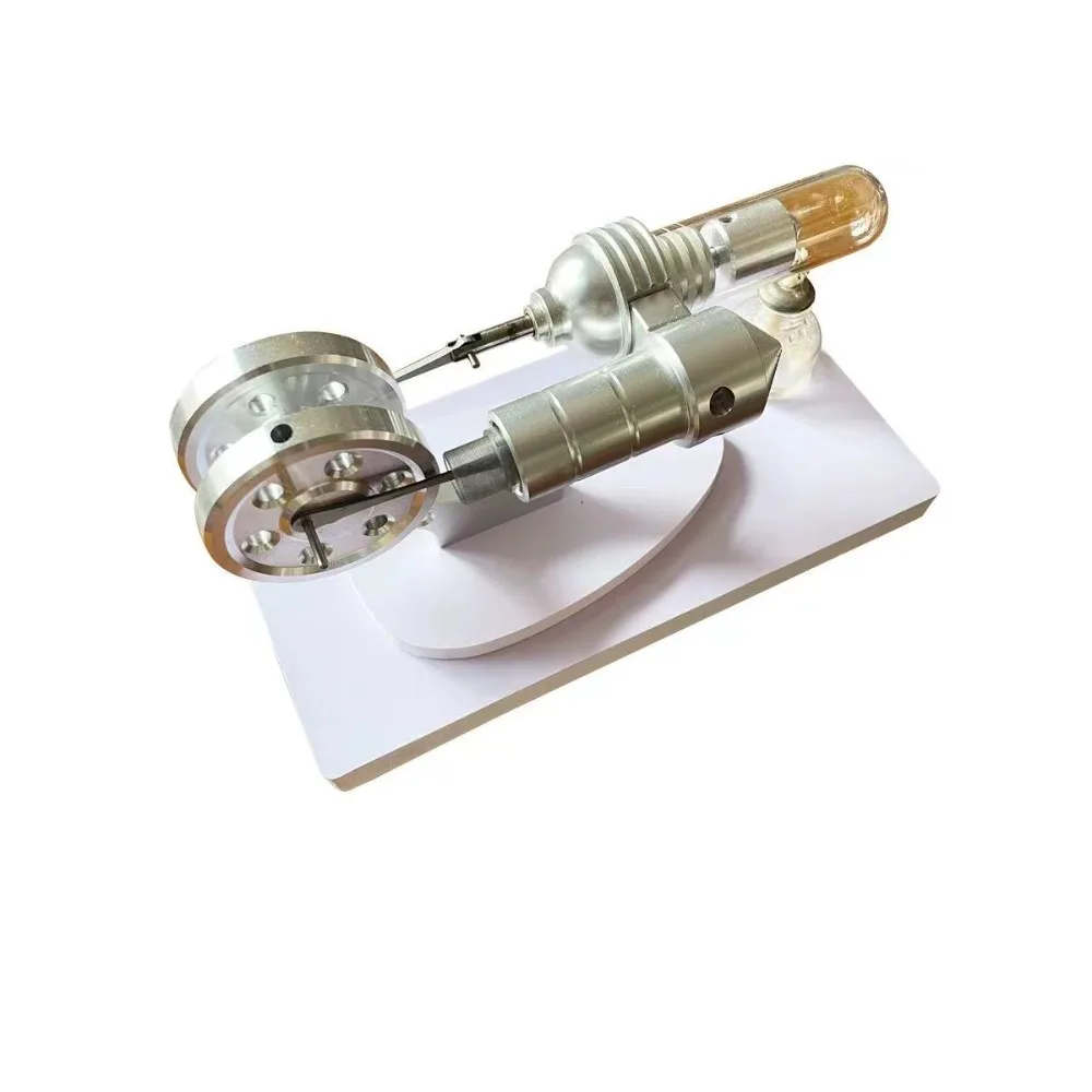 

Single Cylinder Stirling Engine Model Generator Steam Engine Model Scientific Principle Demonstration Model Stirling Engine
