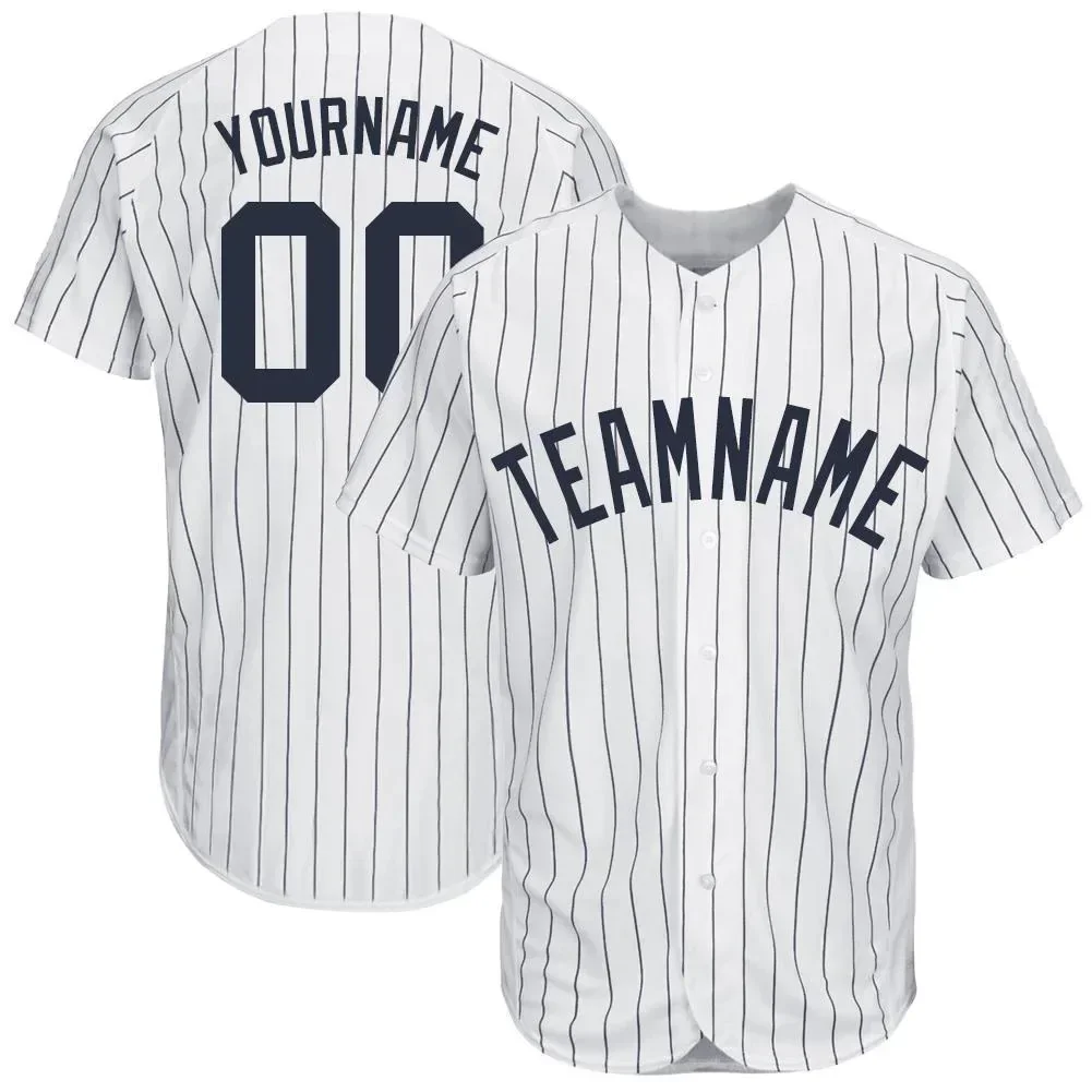 Vintage Custom Baseball Jersey Shirt 3D Printed for Men and Women Shirt Sport Unisex Tops