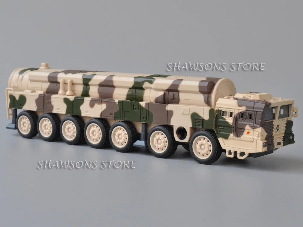 Diecast Military Vehicle Model Toy DF-31 Ballistic Missile Truck With Sound & Light