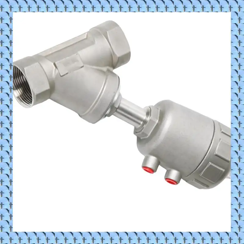 

NOCM Нержавеющая сталь 304, Y-образный пневматический угловой седельный клапан, 4-точечный высокотемпературный паровой внутренний седельный клапан DN15