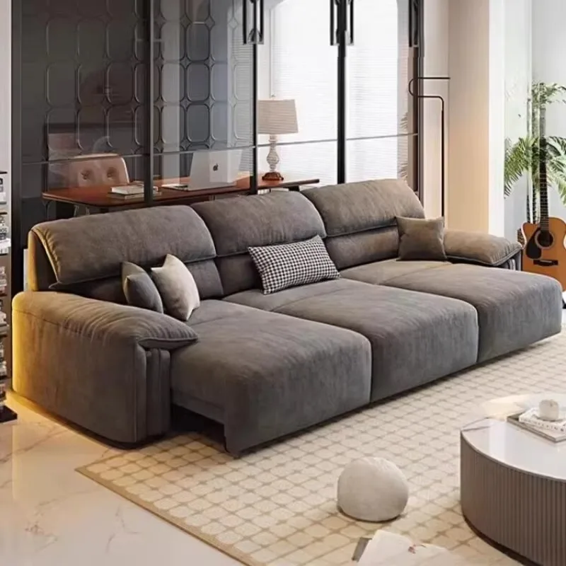 

Electric Double Nordic Couch Convertible Extendable Luxury Living Room Sofas Bed Chaise Designer Canape Salon Home Furniture