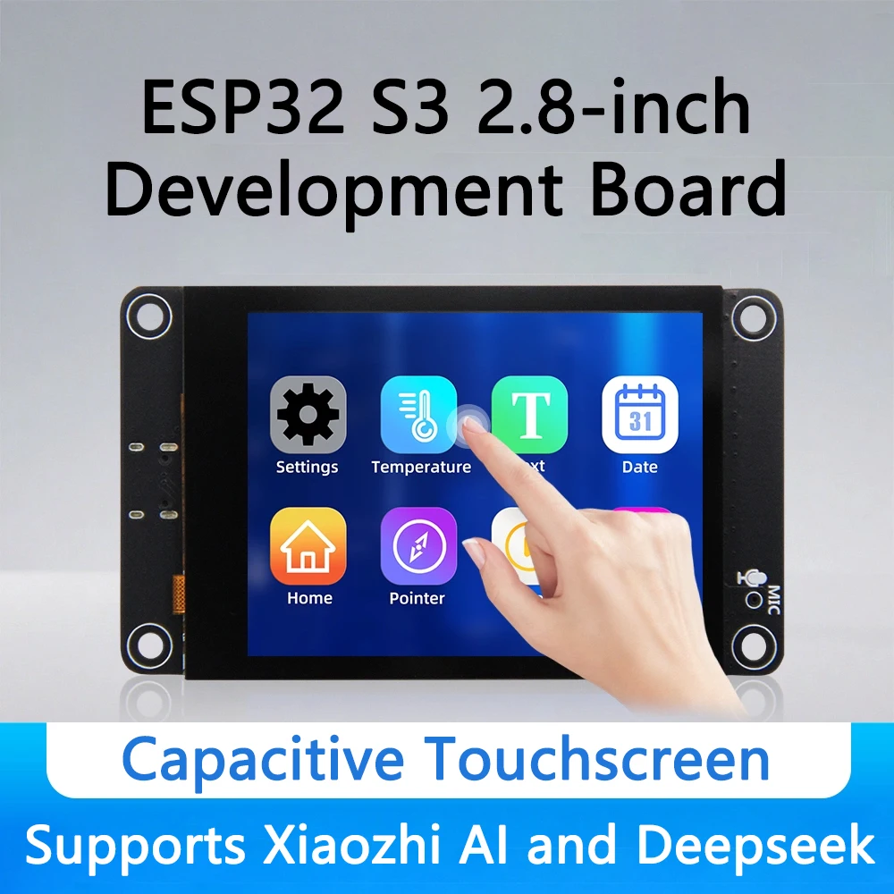 ESP32 S3  WiFi BT Development Board With 2.8-inch 240x320 IPS Capacitive Touchscreen Display Supports Xiaozhi AI and Deepseek