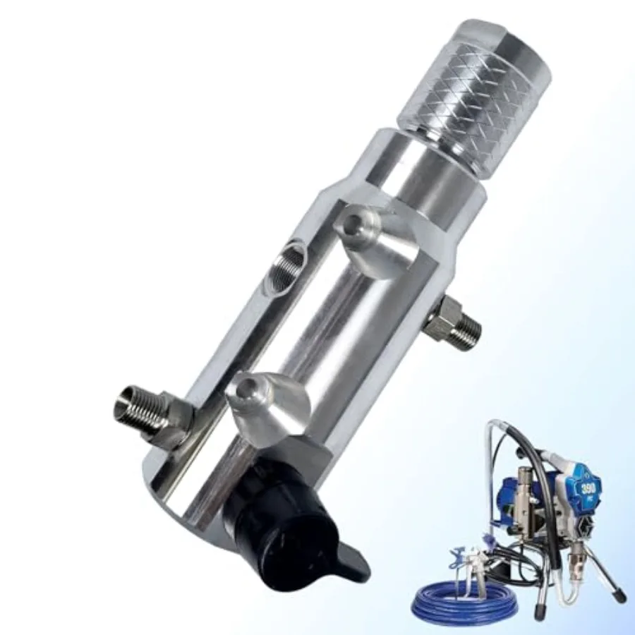 

Фильтрующий блок 15G455 с обратным клапаном, совместимый с безвоздушными распылителями краски Graco 390, 395, 490, 495, 595, коллекторный фильтр для распылителя