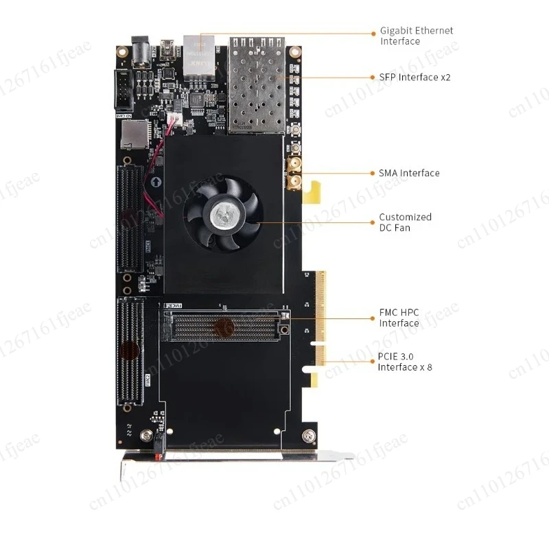 Ki Nt  Ex Ul  TraScale XCKU060 PCIE 3.0 FPGA Development Board SFP FMP HPC LPC