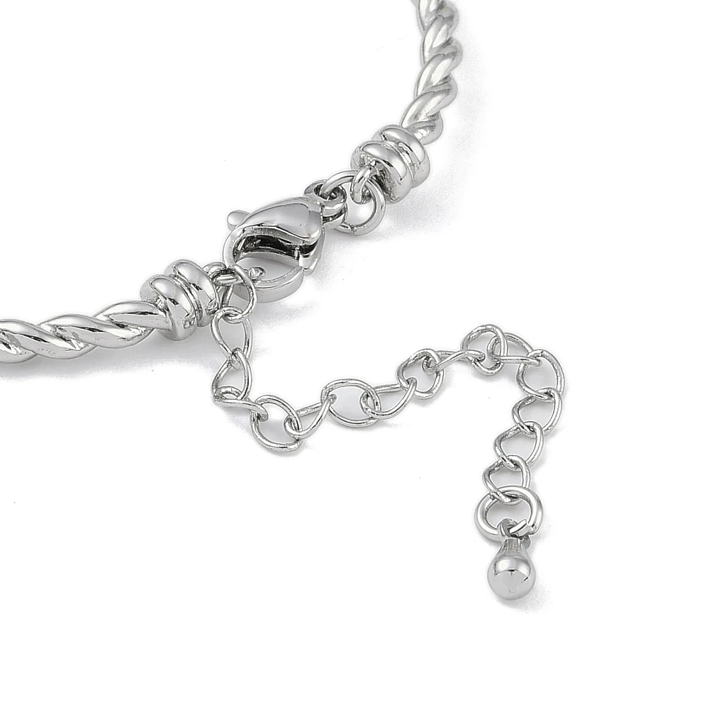 5-teiliges Messing-Kettenarmband-Bastelset, 4-3/8 Zoll (11 cm) Länge für DIY-Halsketten, Ohrringe, Schmuckherstellung – Detail 4