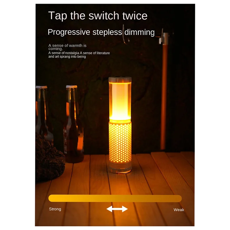 

RTENTE-Telescopic Camping Light Rechargeable LED Telescopic Lantern LED Lantern Tent Light For Camping Fishing Hiking