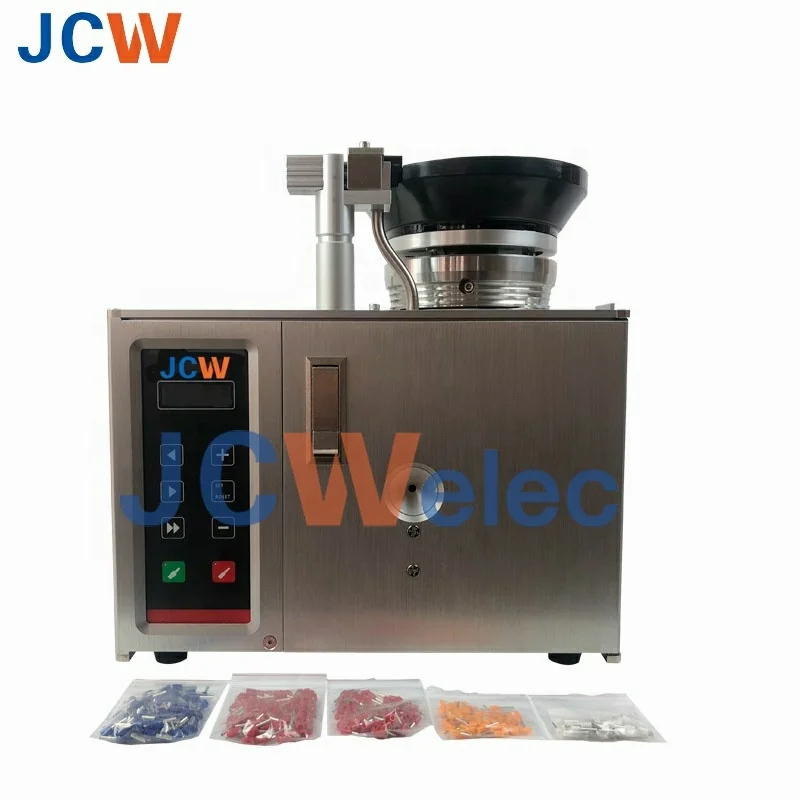 JCW-F2 Semi Automatic Ferrule Pin Terminals Strip Insert Crimping Machine