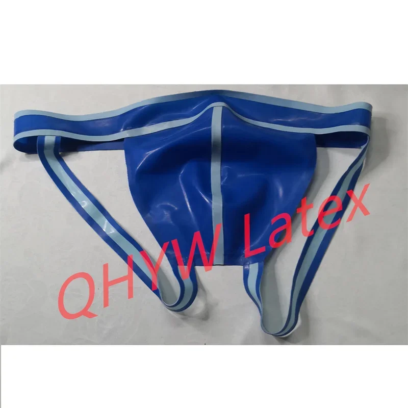 Latex Briefs Shorts Open Hip Rubber Underwear for Men Wear Cosplay Costume 0.4mm