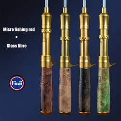 1.5M FUJI Trout Fishing Rod Glass Fibre Squishy CASTING Fishing Rod Top Outdoor Gear with Solid Wood Handles