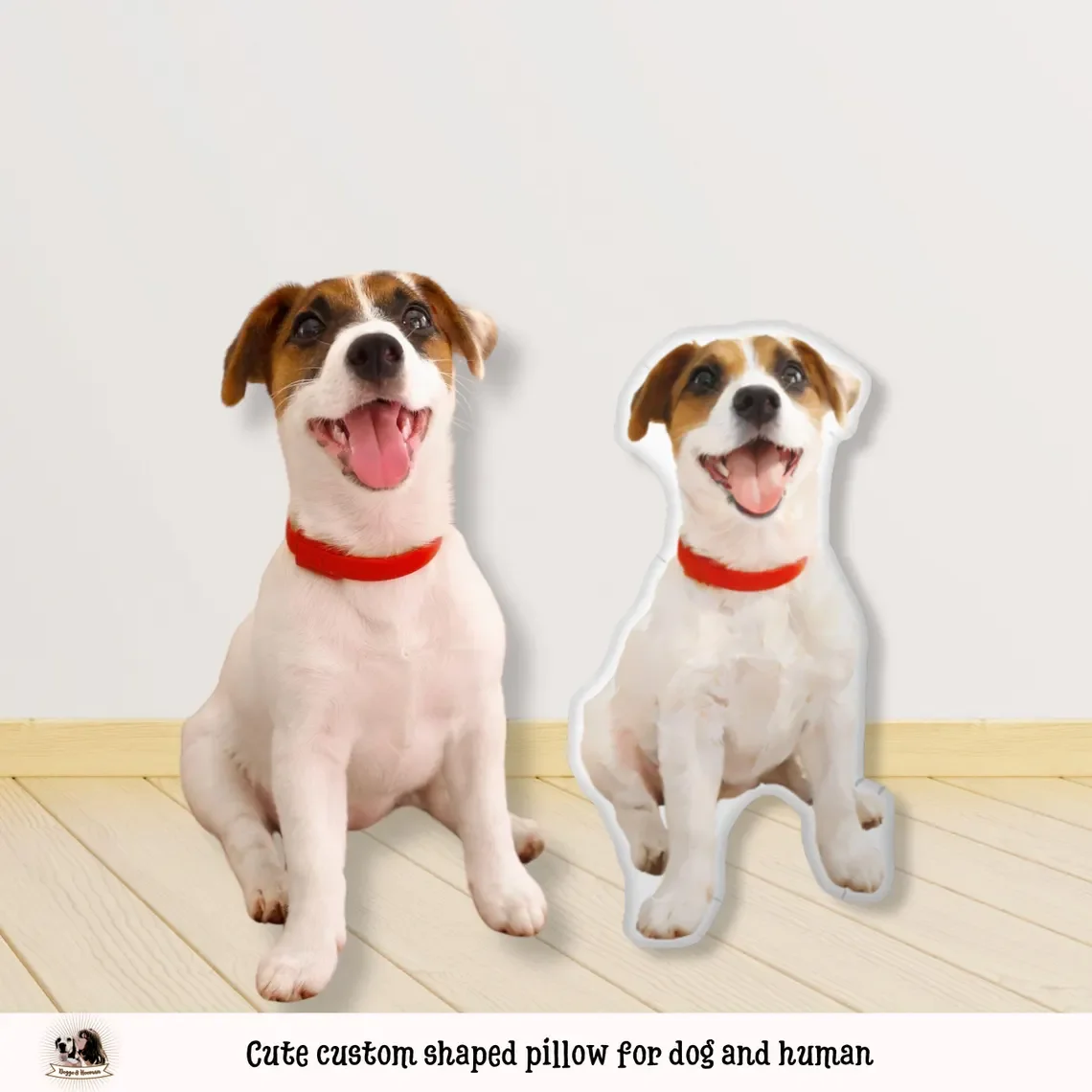 Customized modern style pet pillows printing design and personalized pet image cushions