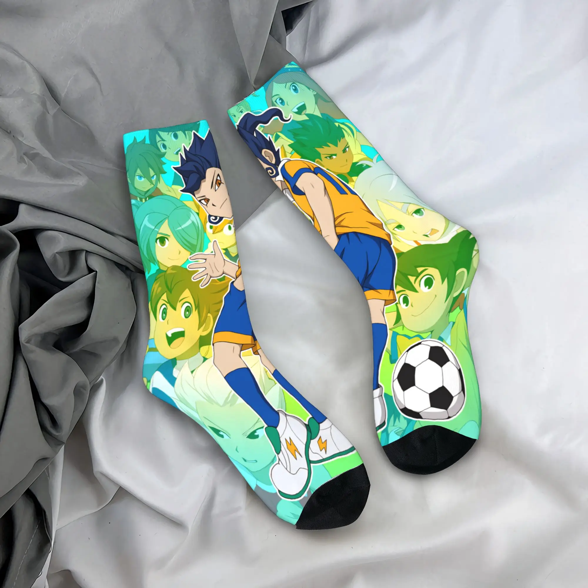 

Anime Axel Blaze Inazuma Eleven Stockings Gothic Socks Couple Breathable Socks Autumn Running Sports Print Anti Bacterial Socks