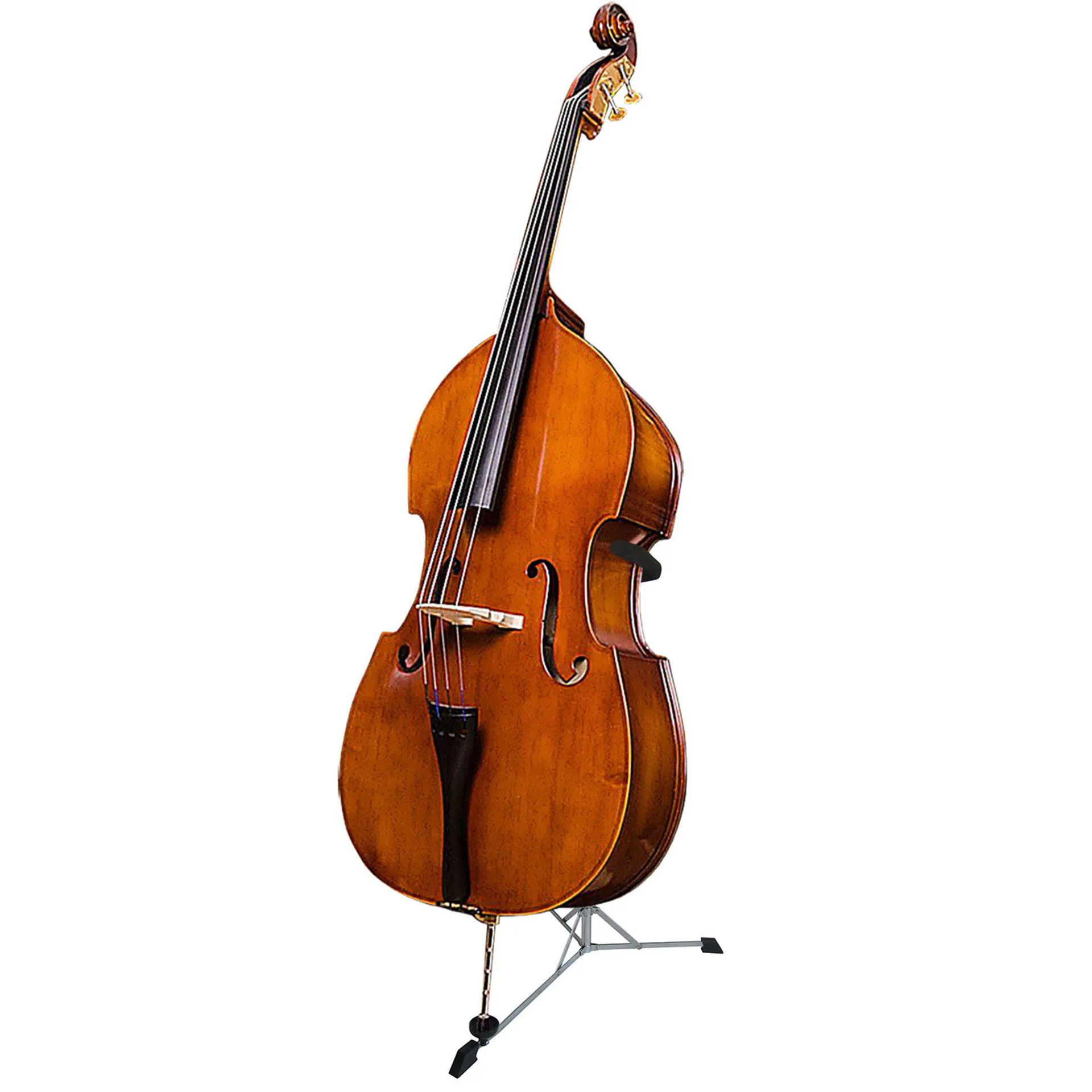 3/4 Double Bass Stand Electroplated 4/4 Professional Double Bass Rack Display Stand 1/2 Double Bass Rack 1/4