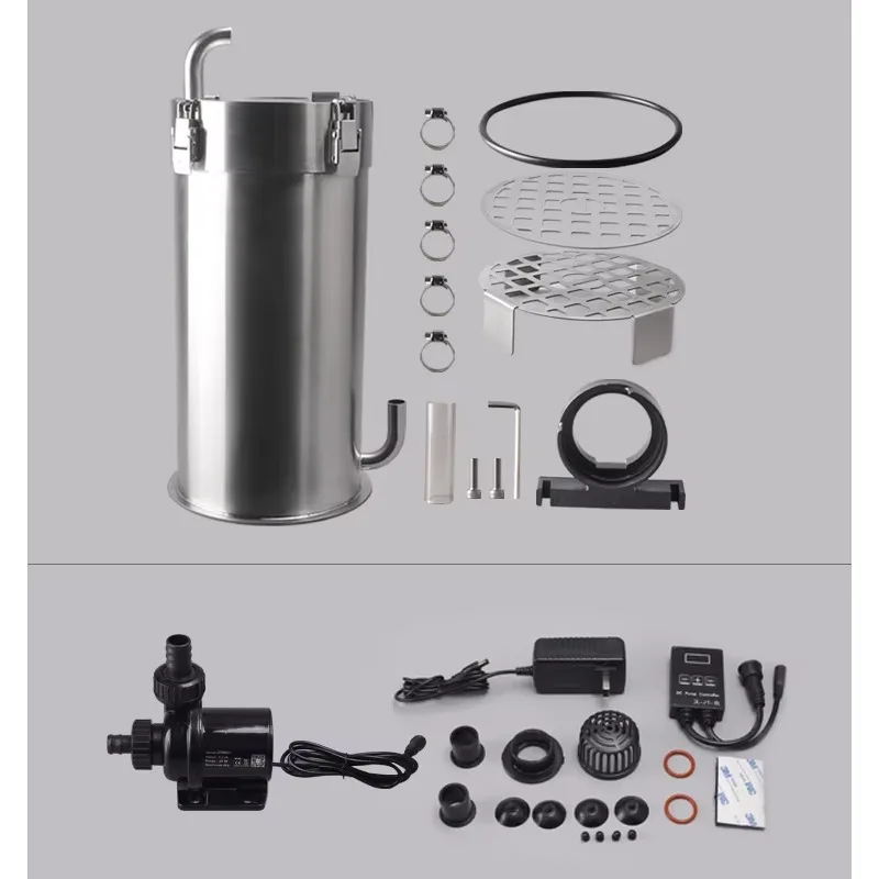 

Oq Original Factory Aquarium Accessories Stainless Steel Aquarium Fish tank External Filter Canister for Aquariums Planted tank