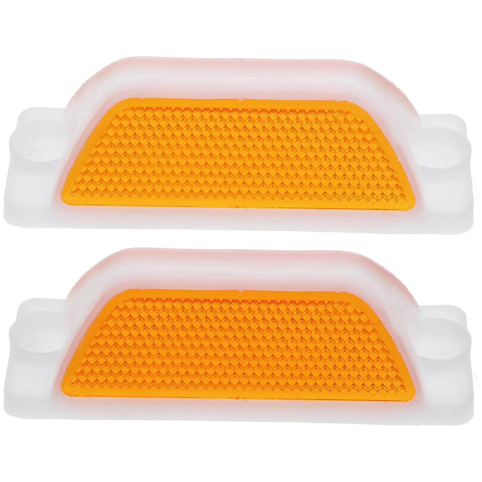 2Pcs Reflective Rectangular Delineator Marker High Visibility Road Safety Warning Sign Pavement Road Reflector Traffic Safety