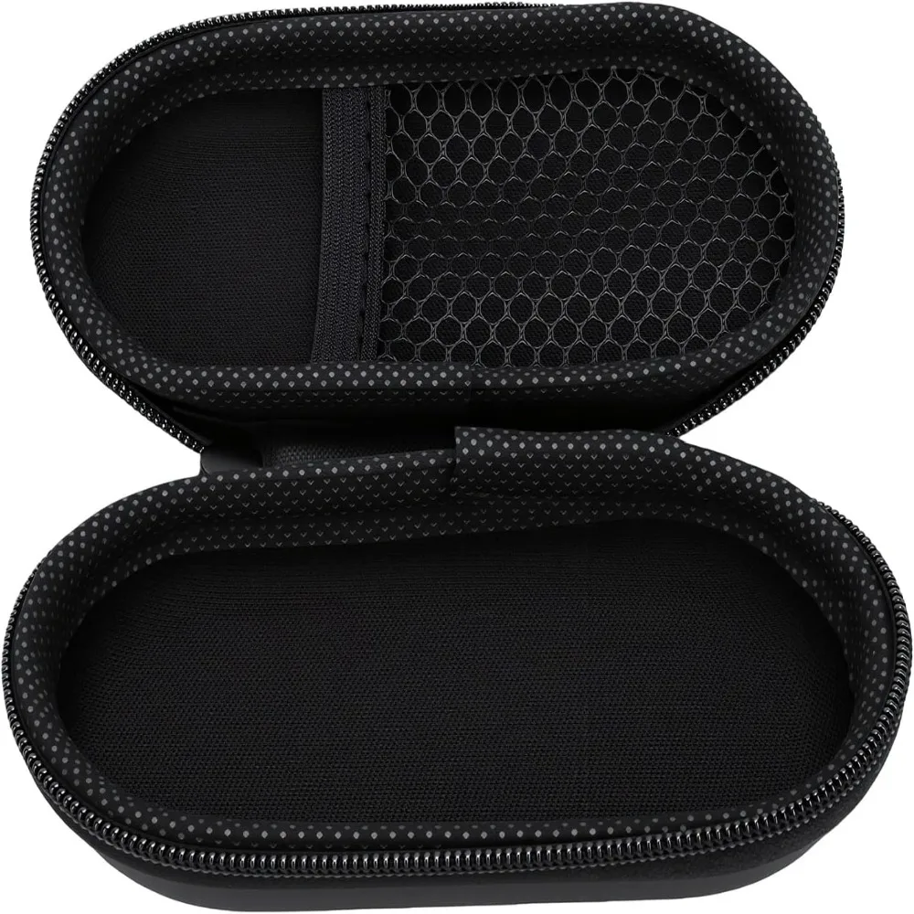 2PCS EVA Material Trumpet Mouthpiece Case With Zipper Black Trumpet Mouthpiece Storage Box Compact Size
