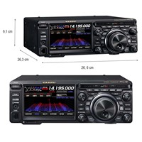 Yaesu FTDX10 FT DX10 1.8-30Mhz 50-54Mhz 100W SDR Receiver RTTY PSK Transceiver Vehicle Mouted HF Transmitter Amateur Base Radio