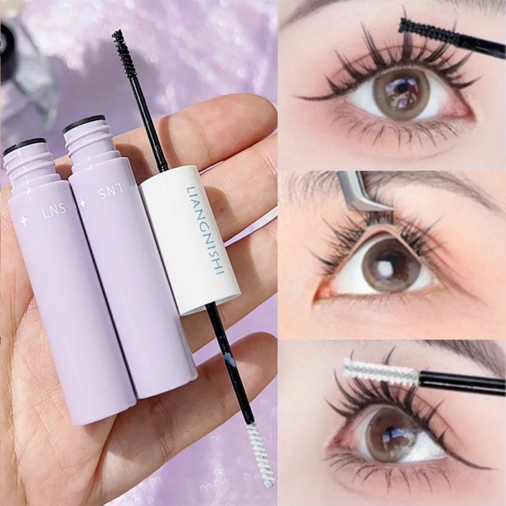 Dubbele Wimperlijm Verlengde Pasta Valse Wimpers Een Mascara Langdurige Zelfklevende Afdichting Wimper Waterdichte Transparante Make-Up