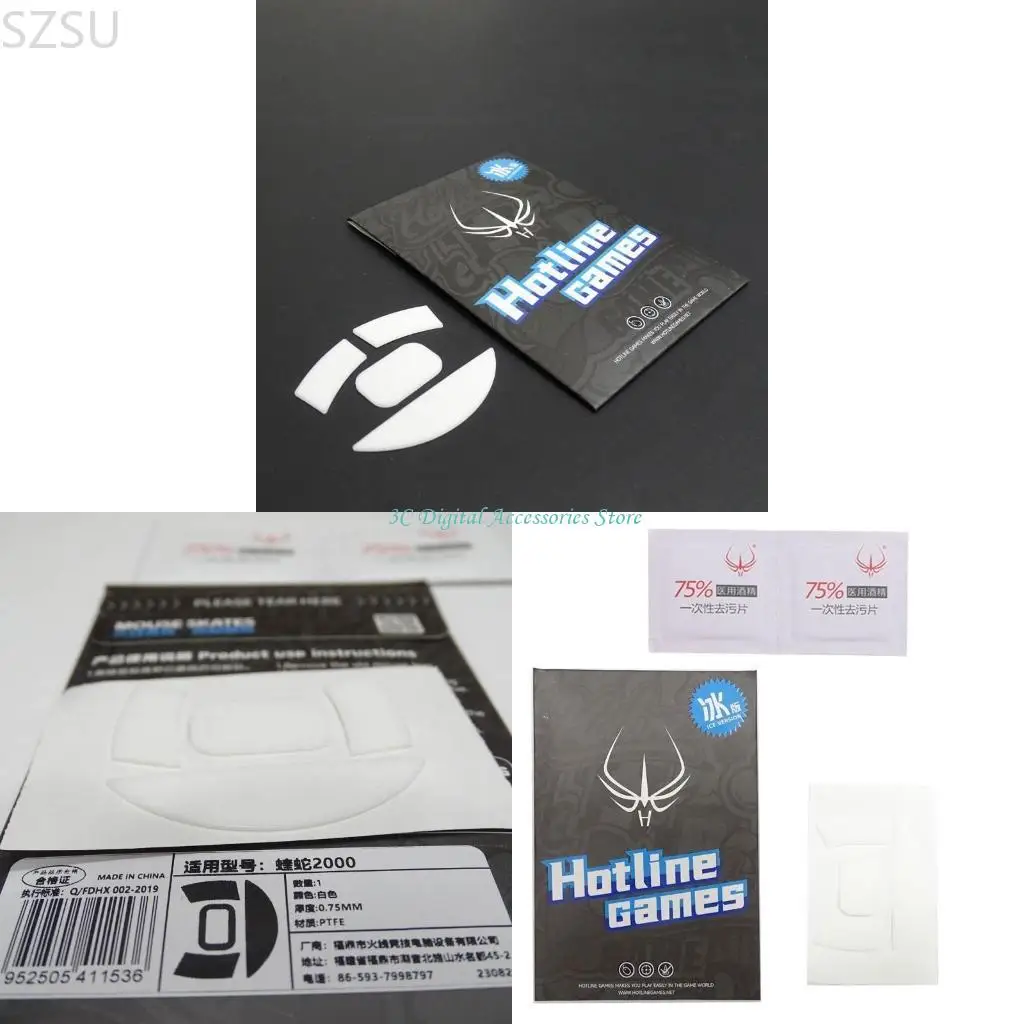 SZSU Game Mouse Mouse For Deathadder Game Mouse Glides Ice Version Mousepad