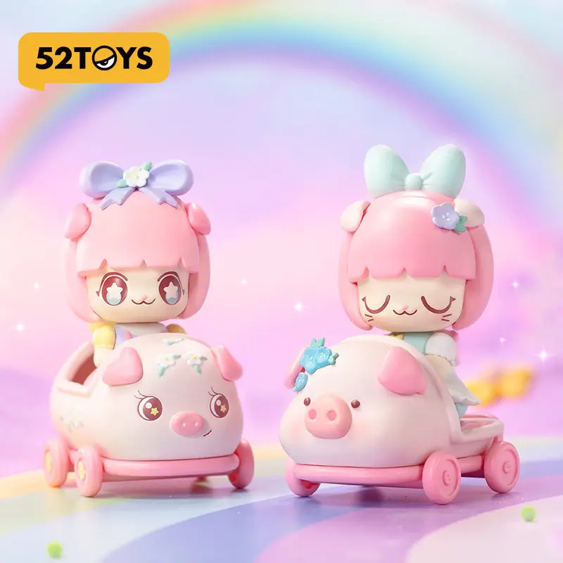 

52toys Kimmy & Miki Baby Bumper Car Series Blind Box Official Collectible Trendy Toy For Toy Collectors Display Decoration